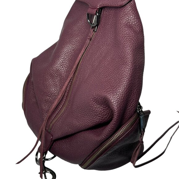 Rebecca Minkoff Julian Leather Backpack - Currant - HF19GPBB01 - Picture 5 of 16